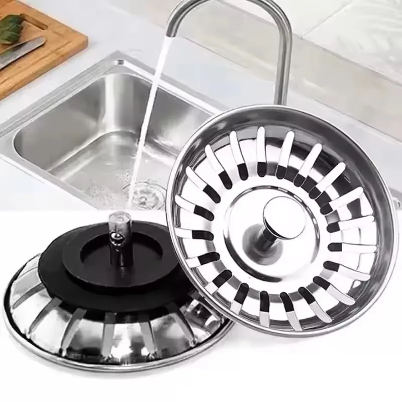 Stainless Steel Sink Strainer  - Commercial Kitchen Bin ulasan dan harga