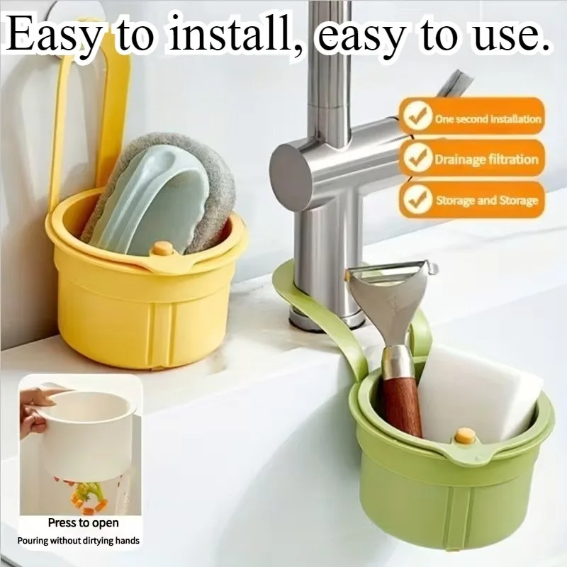1pc Self Cleaning Kitchen Sink - Commercial Kitchen Bin ulasan dan harga
