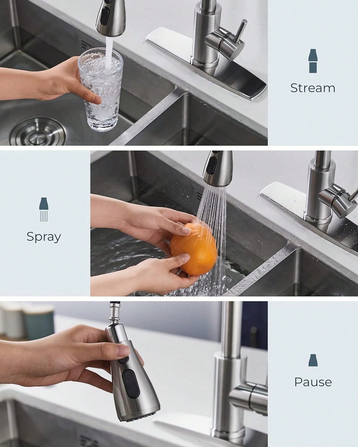 Kitchen Faucet With Pull-Down  - Commercial Kitchen And Bar ulasan dan harga